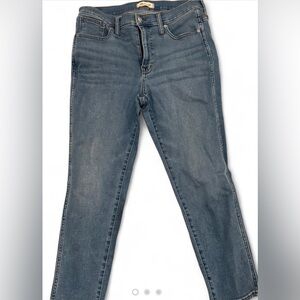 Madewell Mid-Rise Stovepipe Size 31